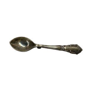 Vintage Sterling 925 Silver Spoon Pin Brooch Small 3.7g 2.25 in Gift Novelty